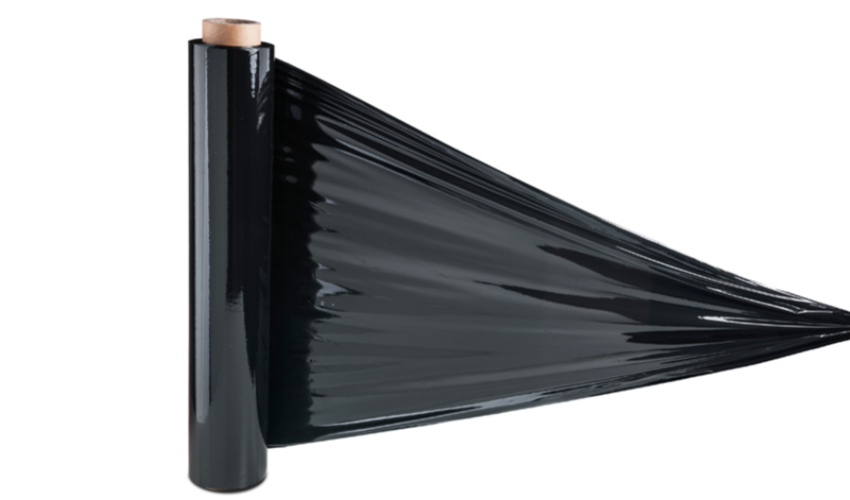 Opaque Black Hand Stretch Film