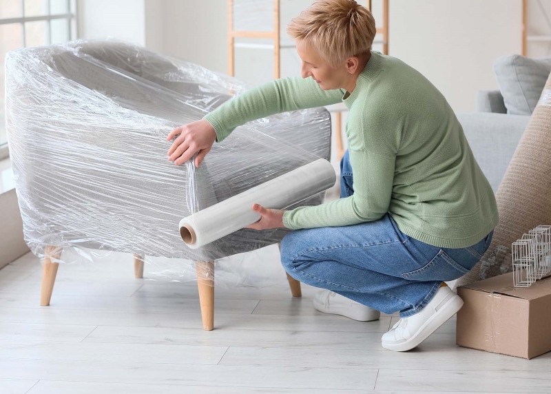 choosing the best width of plastic wrap for plastic wrap moving furniture