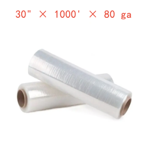 Load Stability with 80 Gauge 30 x 1000 ft Pre-Stretch Film